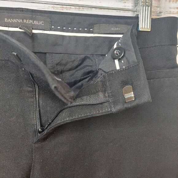 Woman's Black Banana Republic sz 4 Pants - Picture 5 of 10